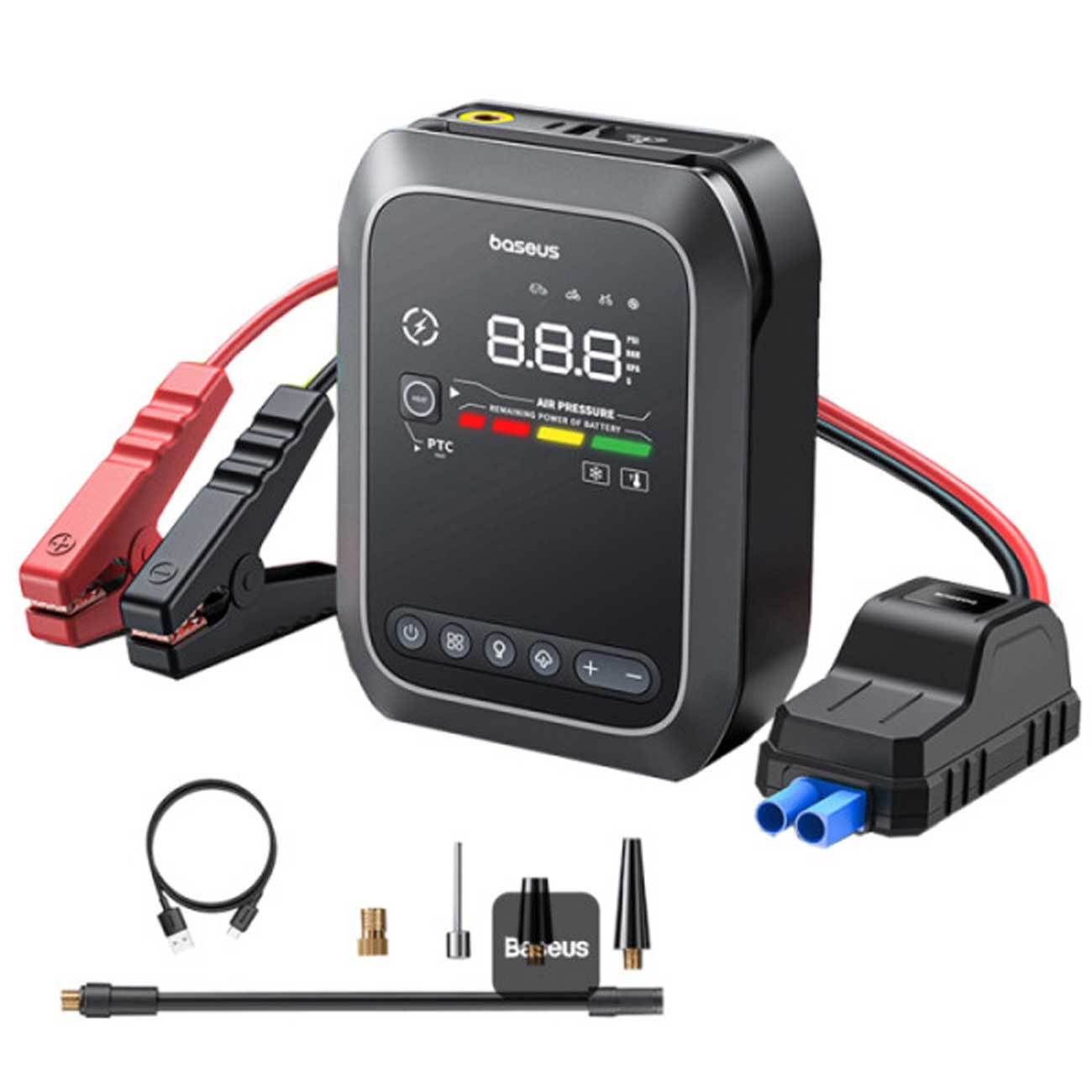 جامپ استارتر،پمپ باد، پاوربانک باسئوس مدلBaseus Super Energy BS-CH014