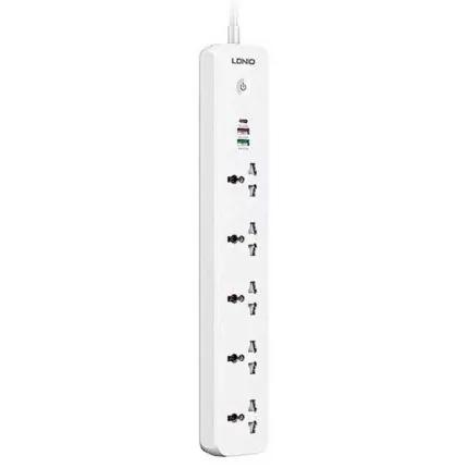 چند راهی برق و شارژر الدینیو مدل LDNIO  SC5319